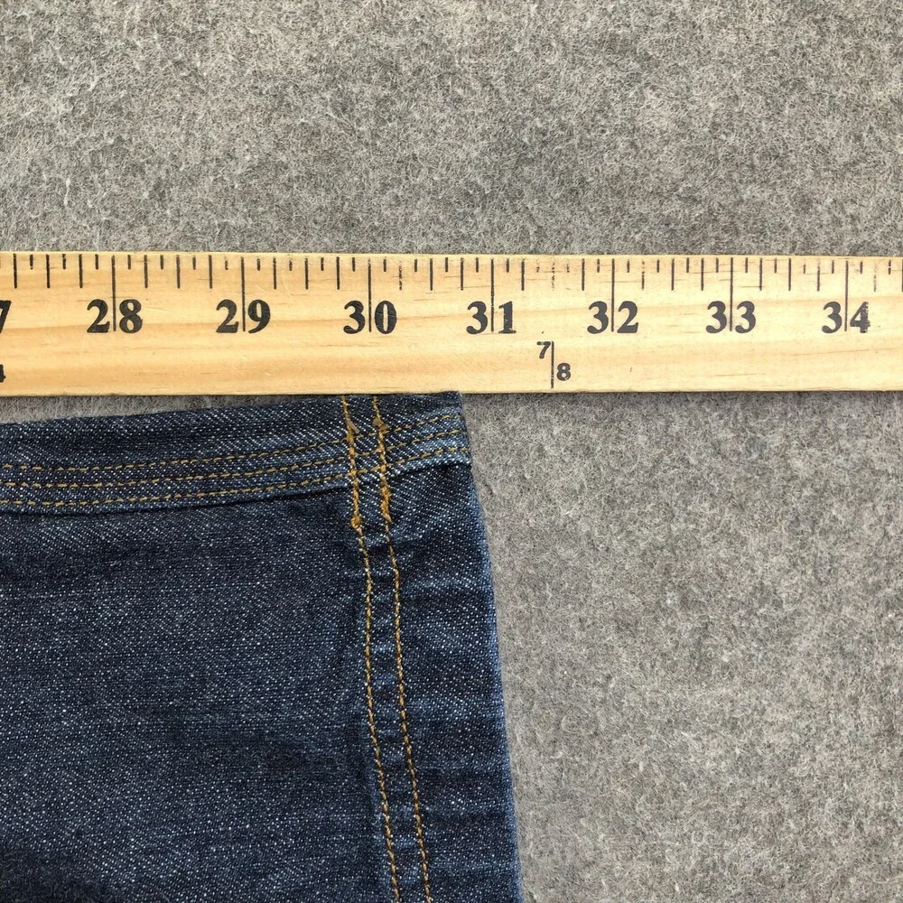 Duluth Trading Jeans Mens 38x32 Double Knee Dark Wash Relaxed Flex Ballroom
